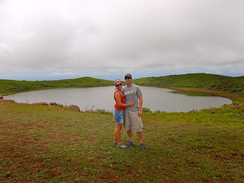 Lara and Jason at El Junco