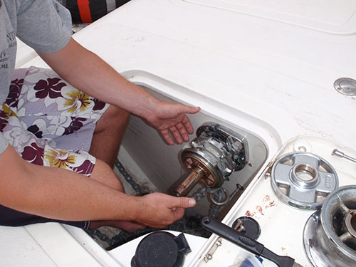 Windlass reassembly Windlass reassembly