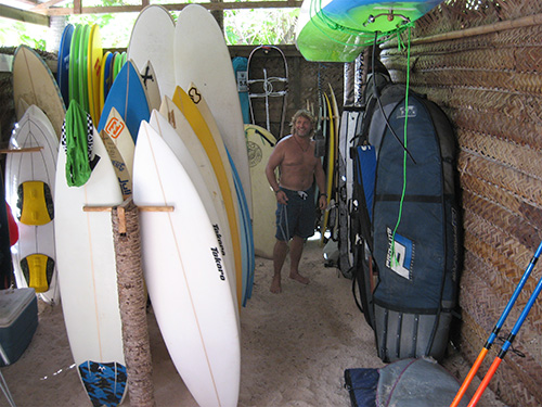 Chris in his board room