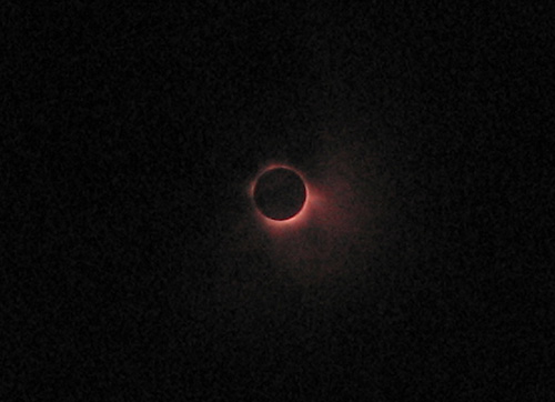 Sun during totality