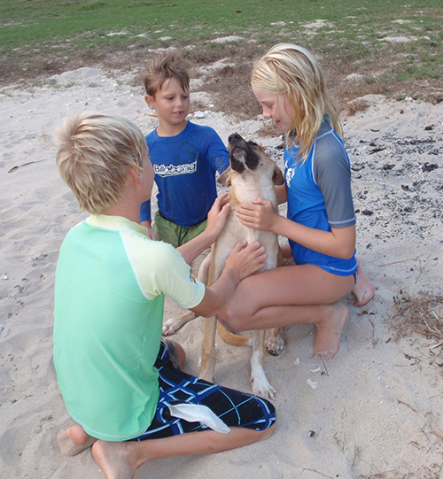 The kids from A Small Nest