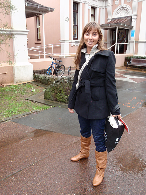 Lara's New Zealand attire