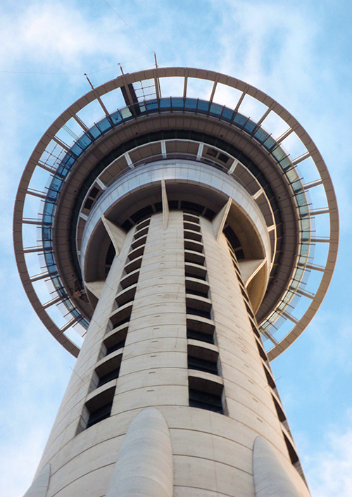 Sky Tower from below