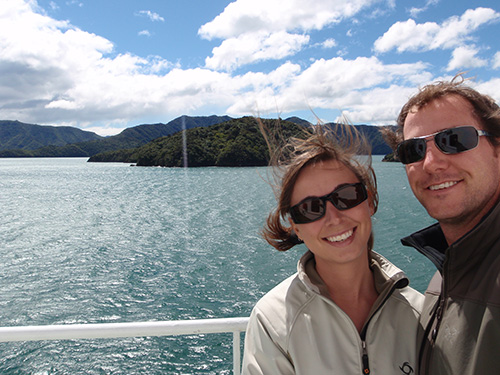 Ferrying out through the Marlborough Sounds
